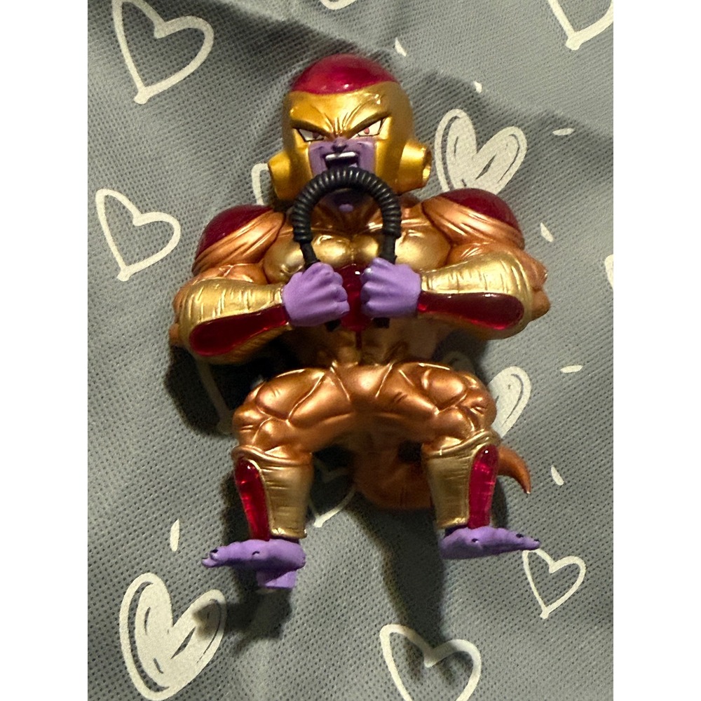 Dragon Ball Super Golden Frieza Action Figure Metallic Gold Anime Collectible